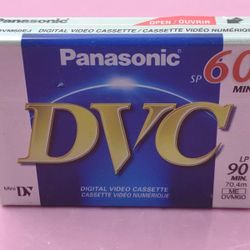 Panasonic DVC Mini DV SP 60 LP 90 AY-DVM60EJ Digital Video Cassette NEW Sealed