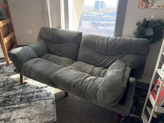 Futon Sofa Bed, 66 Inch Adjustable Convertible