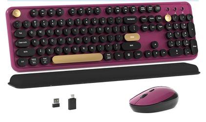 Computer keyboard and mouse