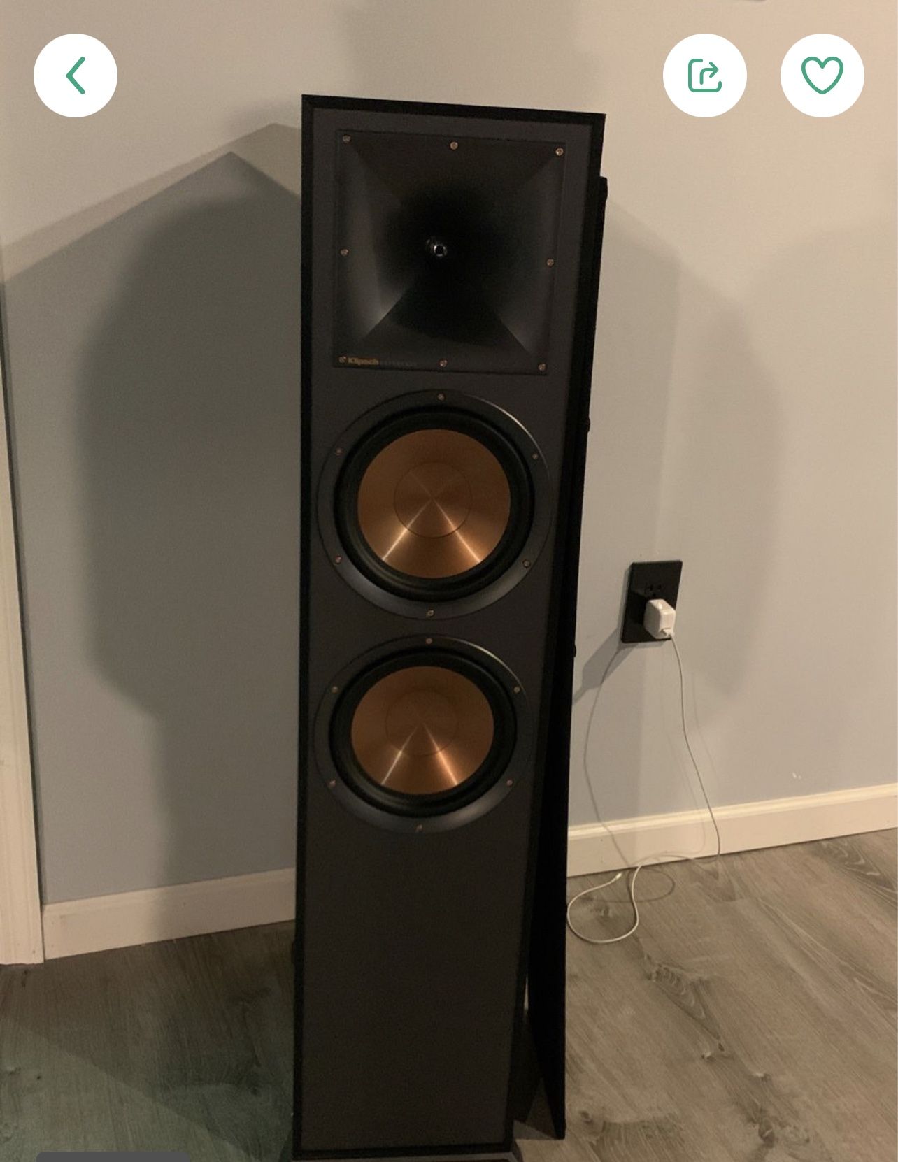 (2)Klipsche Reference Premiere  8” 600 watt passive floor (2)speakers