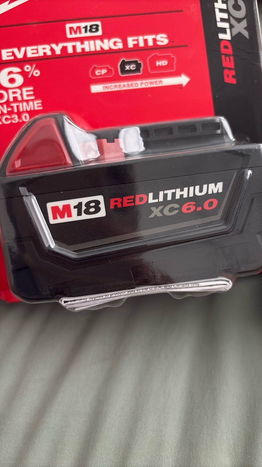 2 Brand New Milwaukee Batteries $90 Each