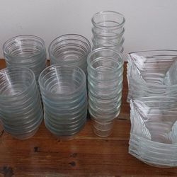 Clear Glass Dessert Cups Bowls