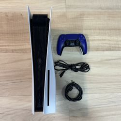 PlayStation 5 Disc – Purple Remote – Excellent Condition