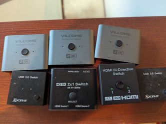 USB and HDMI switchers