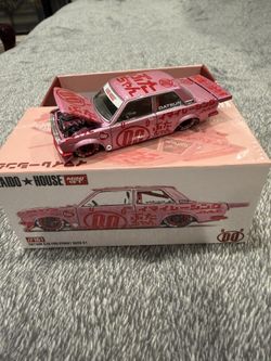 Mini GT x Kaido House 1:64 Datsun 510 Pro Street Buta V1 – Pink #161 Sealed New