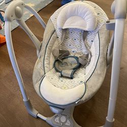 2-in-1 Compact Portable Baby Swing