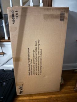 30 each  new in box wall mount table marble