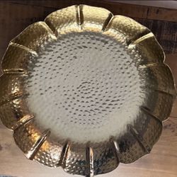 Pier 1 Gold Tray