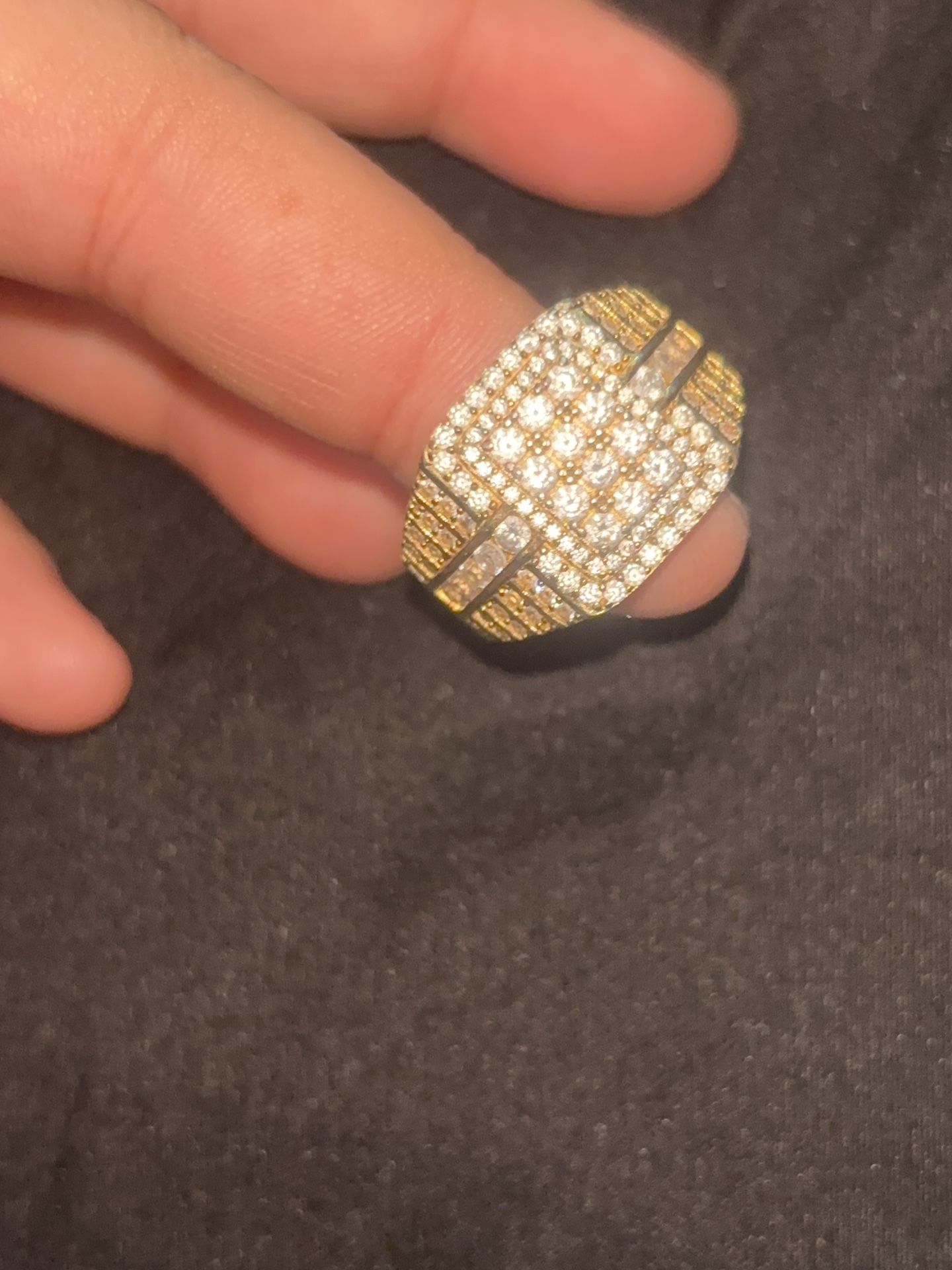 Diamond Ring 14k Plated