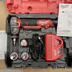 Milwaukee Propex Expander 2532-20 M12 12v Brushless Fuel 3/8-1 Inch Rapid Seal Lithium Ion Li-ion Battery Charger Heads Construction Job Professional 