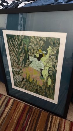 Ismael Saincilus Limited Edition Signed Haitian Art Print Framed 15/100