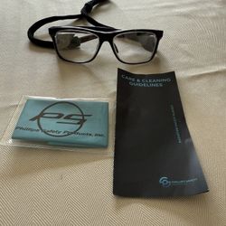 Phillips X-ray Safety Radiation Protection LEAD Glasses RG-50SS PS