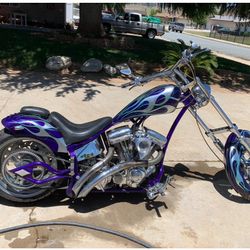 Custom Harley Chopper