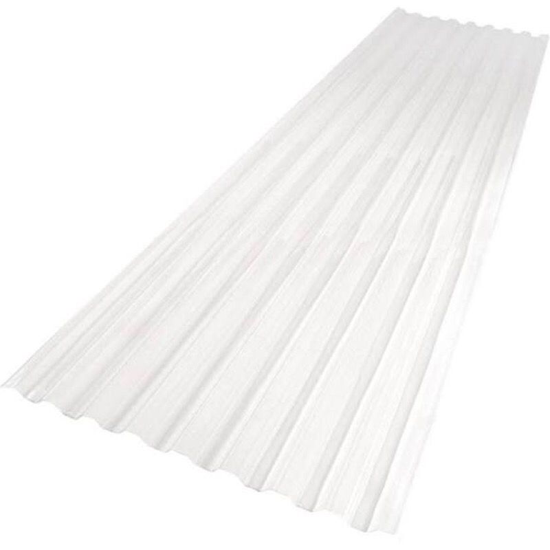 Roof Panels: Suntuf Roofing Supplies 26 in. x 8 ft. Polycarbonate Roofing Panel in Clear