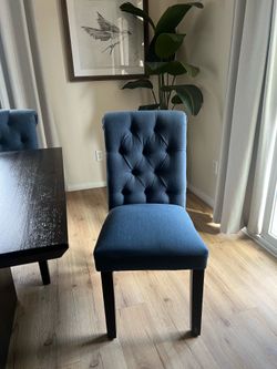 Set of 4 dining chairs and a bench
