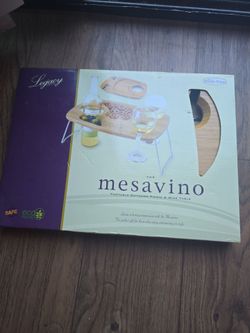 Picnic Time Mesavino Portable Outdoor Picnic & Wine Table