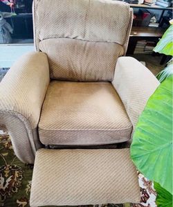 Recliner brown sofa