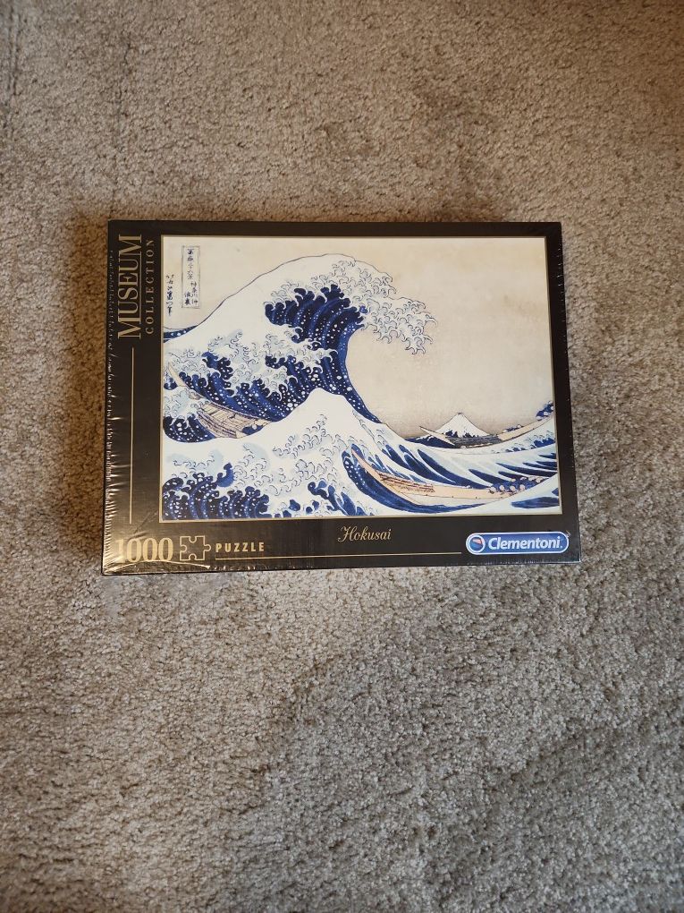 Hokusai The Great Wave 1000 Piece Puzzle NWT