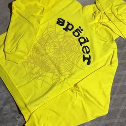 Yellow Sp5der Hoodie