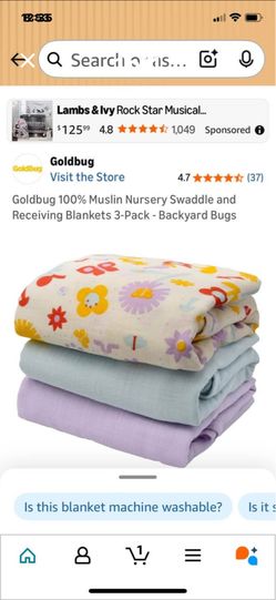 Baby receiving blankets