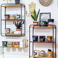 Gold IKEA Shelves 