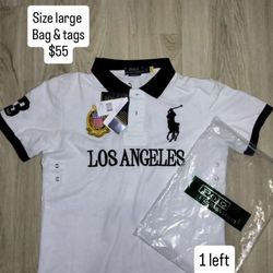 White Los Angeles Polo large 