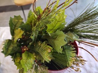 Christmas Greenery Stems / Holiday Floral Picks – 2 Ft