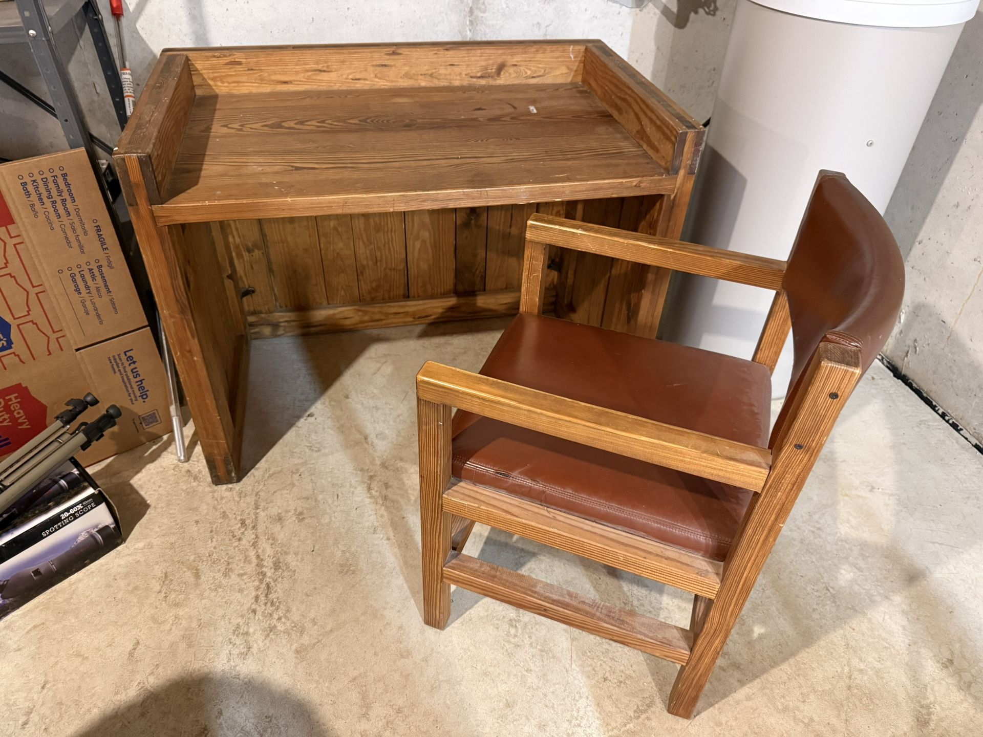 Sturdy Desk And Chair From This End Up