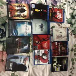 Lot Of 12 DVD / Blue Ray Horror Movies