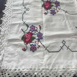 floral tablecloth