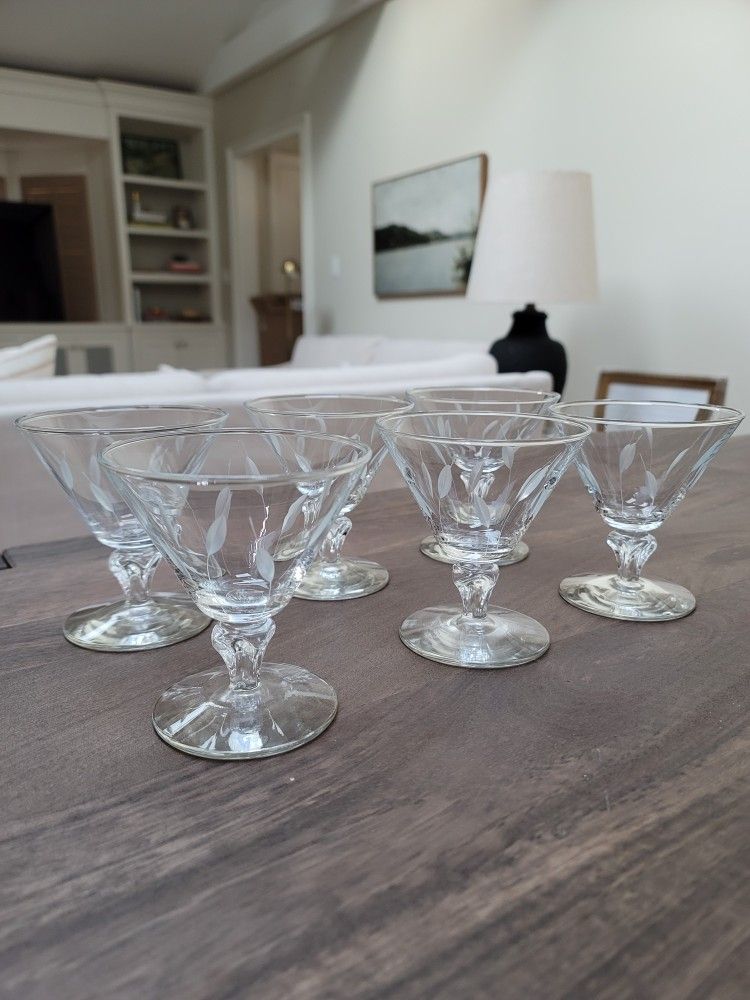 Vintage Set of Simplicity By Libbey Glassware