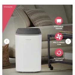 Frigidaire 14,000 BTU Portable Air Conditioner Cools 450 sq. ft. with Heater and Dehumidifier in White