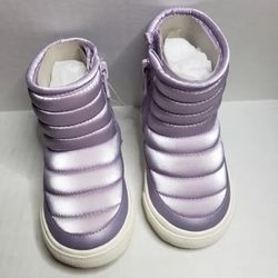 Toddler Girls' Ainsley Zipper Slip-On Booties - Cat & Jack Purple 8