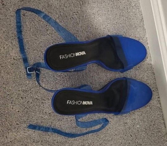 Blue Clear Wedge