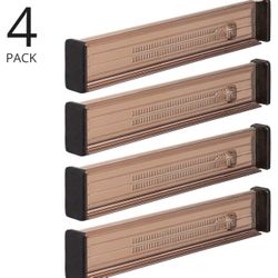 4 Adjustable Drawer Dividers