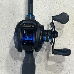 Shimano SLX / Lew’s Carbon Blue Speed Spool Baitcast Rod Reel Combo