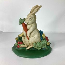 Vintage Cast Iron Rabbit Door Stop