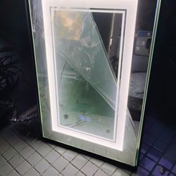 Medicine Cabinet With Led Fog Free Light 