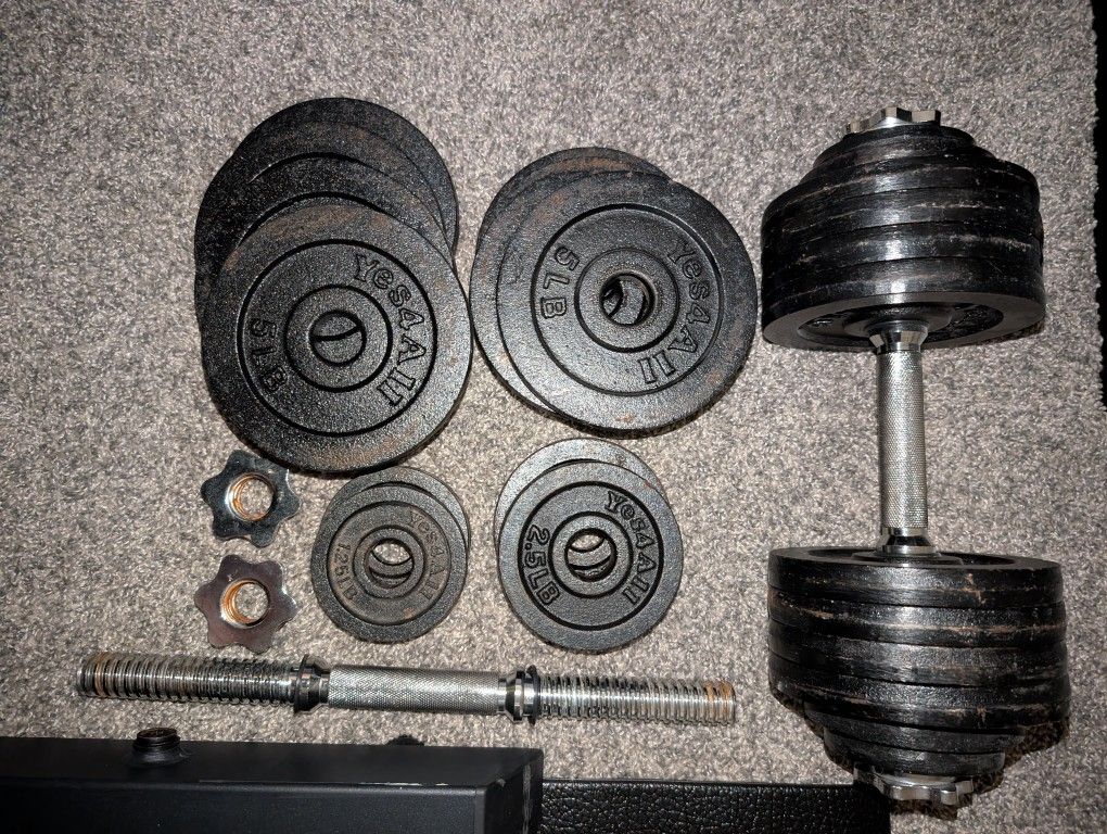 Adjustable Weight Set, 105lbs