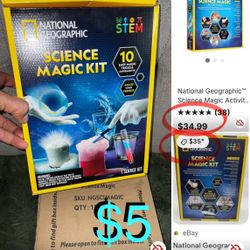 $5 Brand New National Geographic Science Magic Kit never open