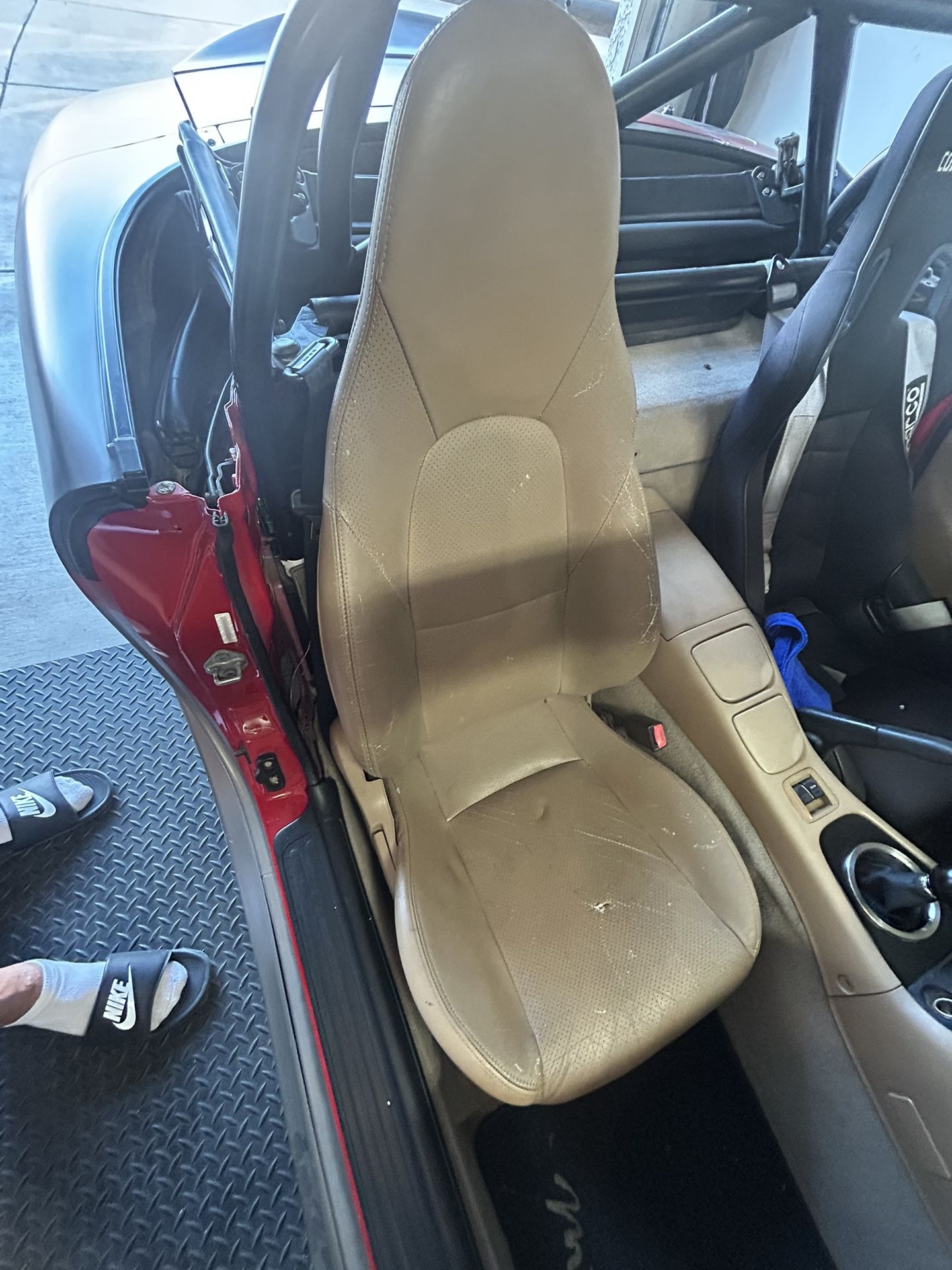 Mazda Miata NB Leather Seat RH NB2 Complete 1(contact info removed)