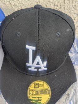 LA Snapback Hat Black