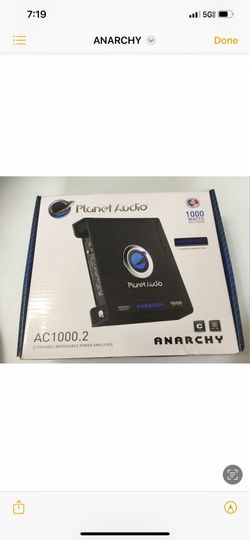 Amplifier Planet Audio AC1000.2 Anarchy Series Car Audio Amplifier