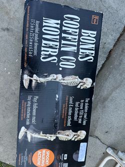 Bones Coffin Co. Movers Halloween Decoration