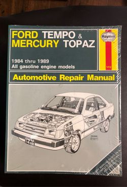 Haynes Ford Tempo Mercury Topaz 84-89