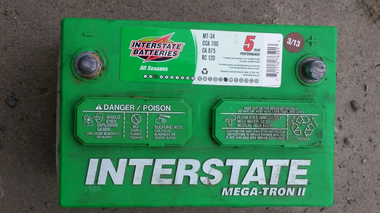 Interstate MT-34 battery