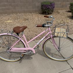Pink (Bubblegum) 3-Speed State Bicycle Co Bike