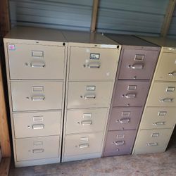 4 Drawer File Cabinets 