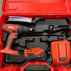 Hilti SFC 22-Volt Lithium-Ion 1/2 in. Cordless Drill Driver Kit 