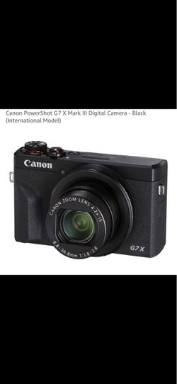 Canon PowerShot G7 X Mark III Digital Camera